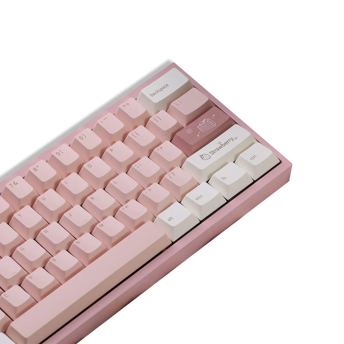 Strawberry Cake Rabbit Keycap Set