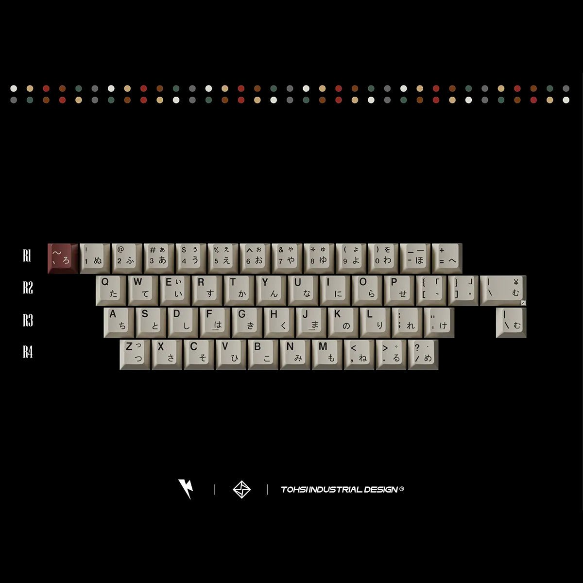 Keykobo Retro Mixed Lights R2 Keycap Set