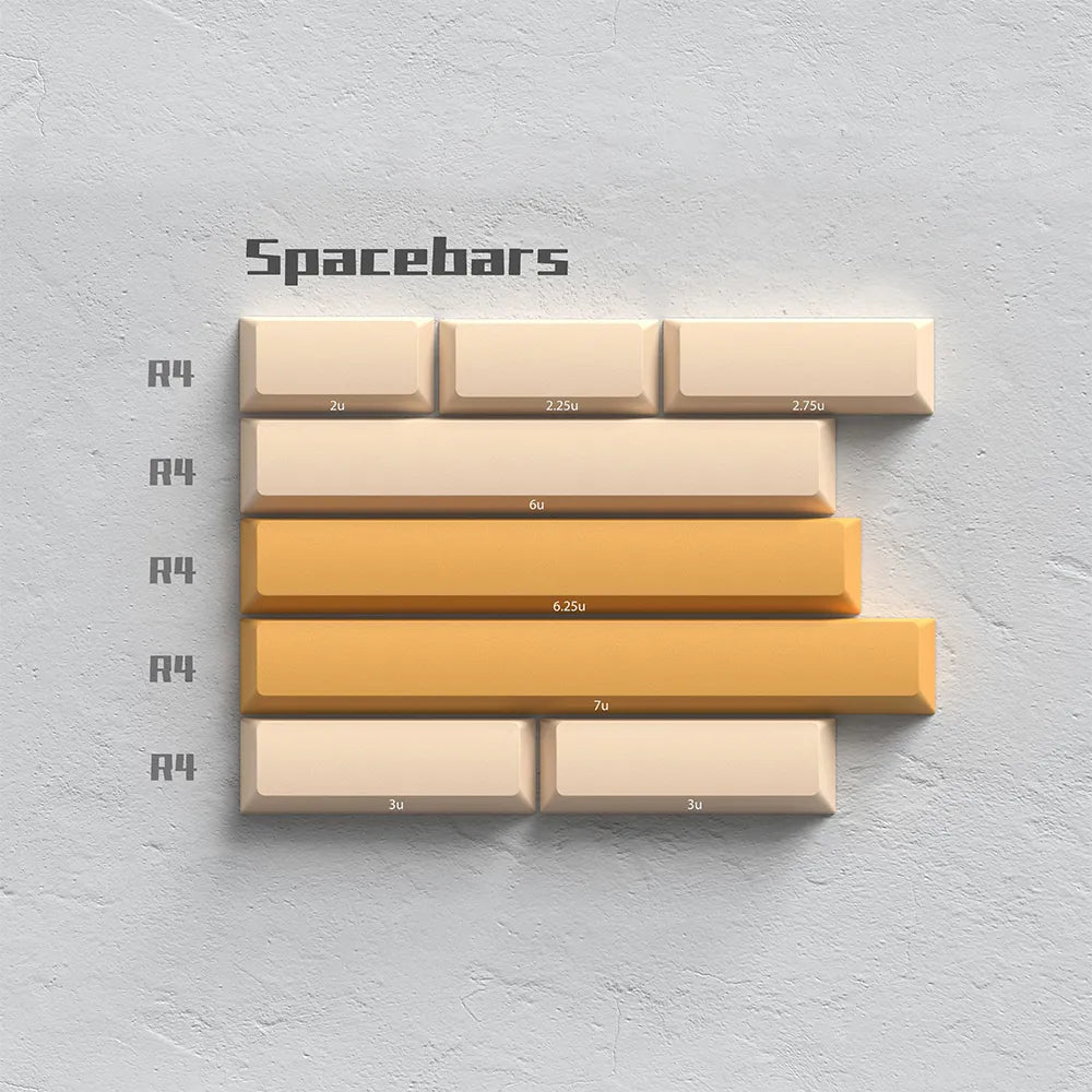 PBTfans Pelican Keycap Set Doubleshot ABS