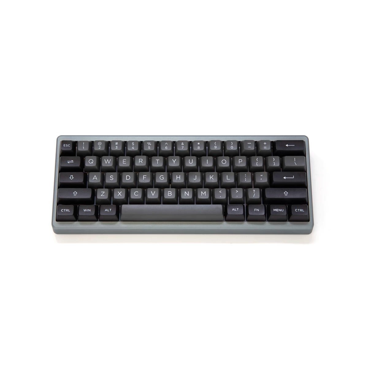 Akko Black & Silver Keycap Set Doubleshot PBT