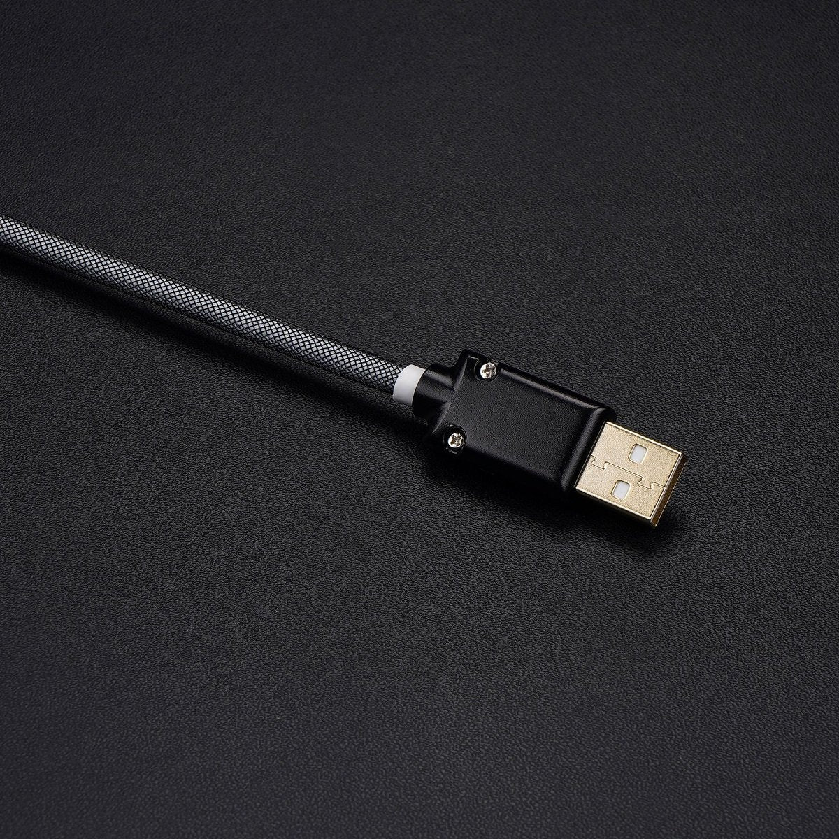 KBDfans Black Grey Handmade USB-C Cable