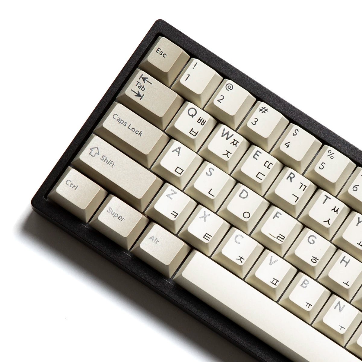 PBTfans Classic Hangul Keycap Set Doubleshot ABS