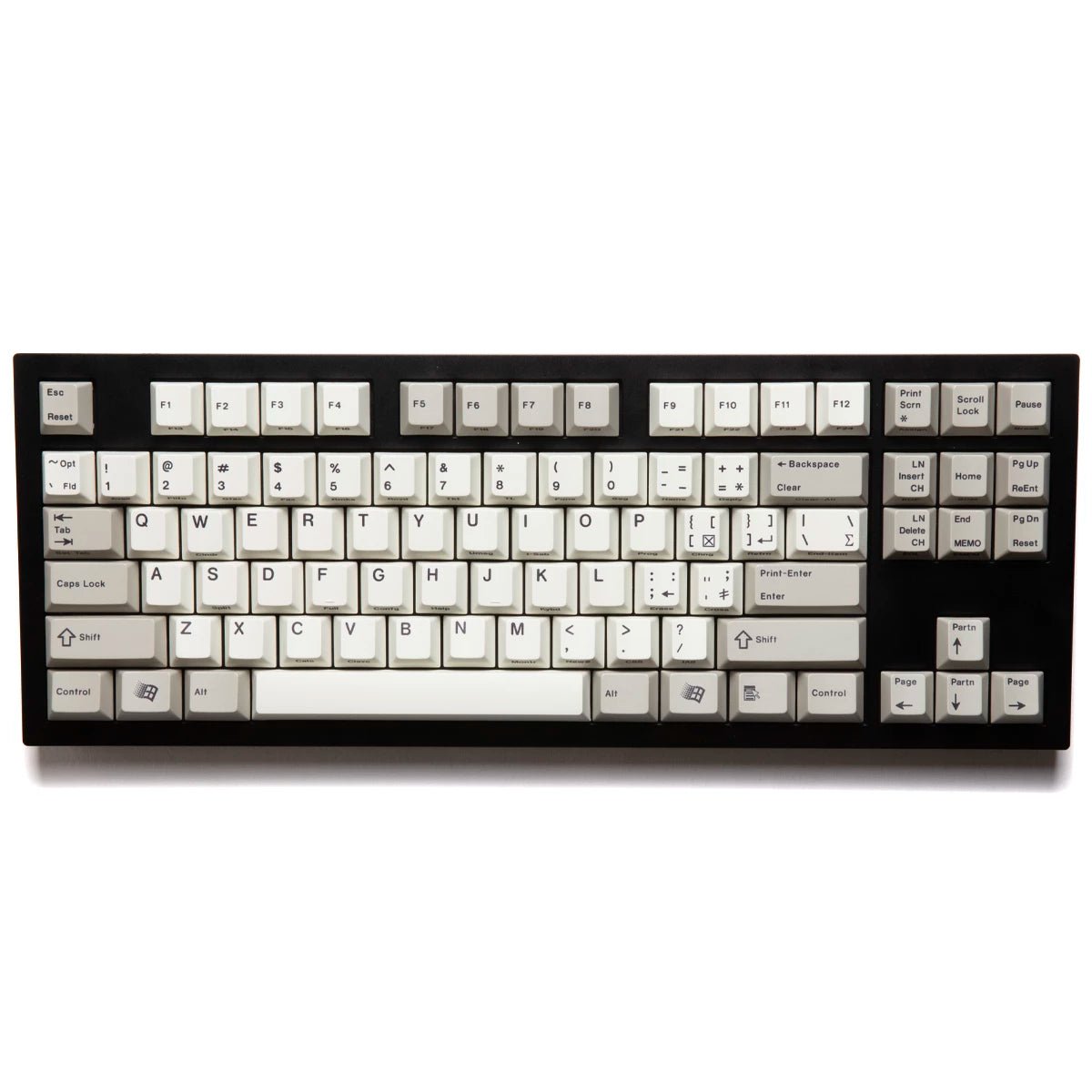 JC Studio Desko Black Keycap Set Dye-Sub PBT