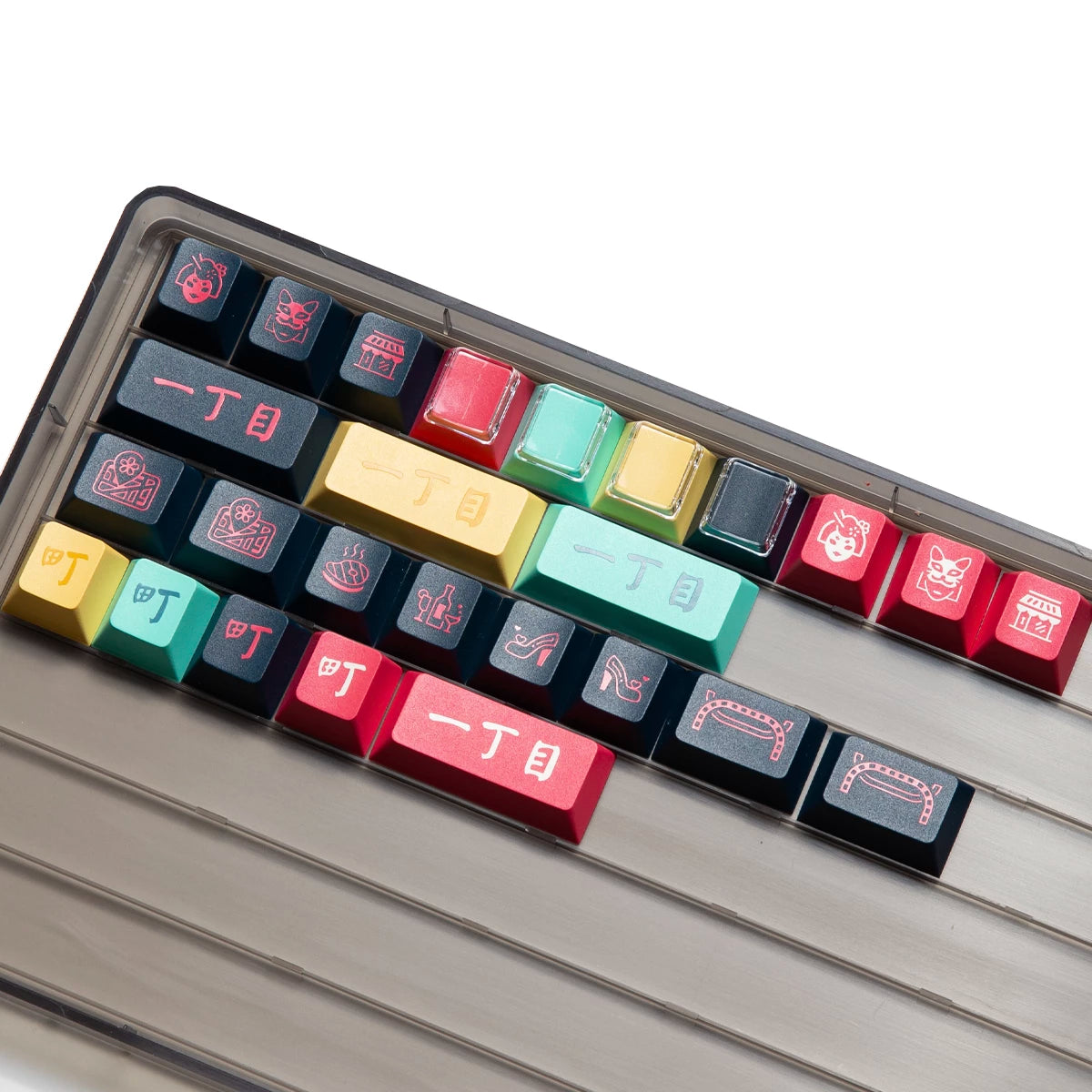 PBTfans Kabuki-Cho Keycap Set Doubleshot PBT