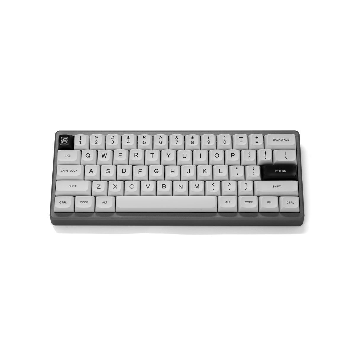 PGA Black and White Keycap Set Doubleshot ABS