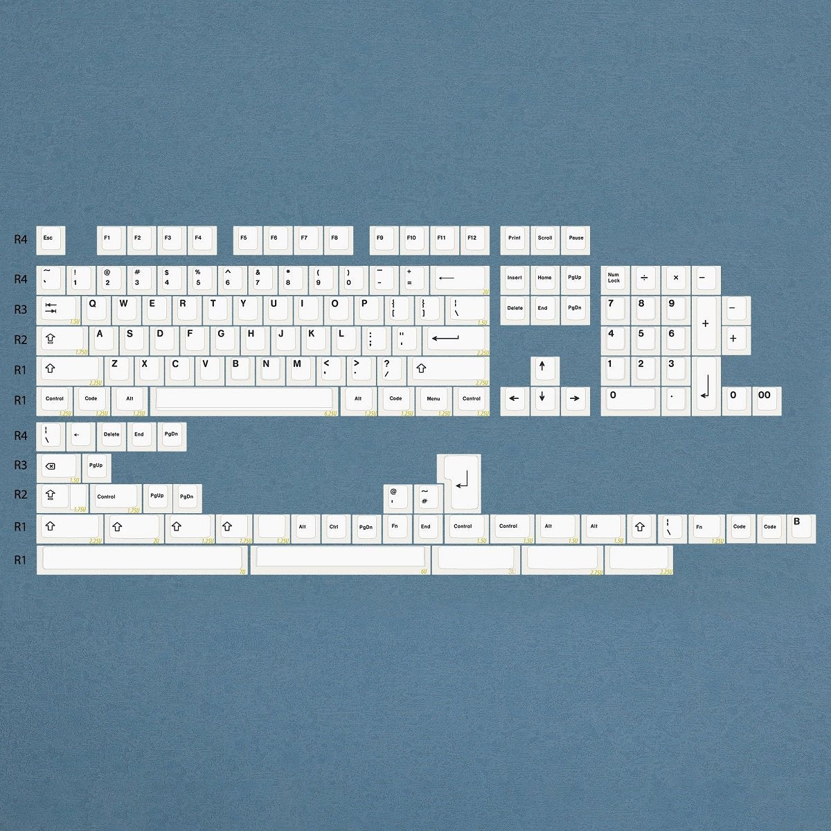 EnjoyPBT x GOK BOW R2 Keycap Set Dye-Sub PBT