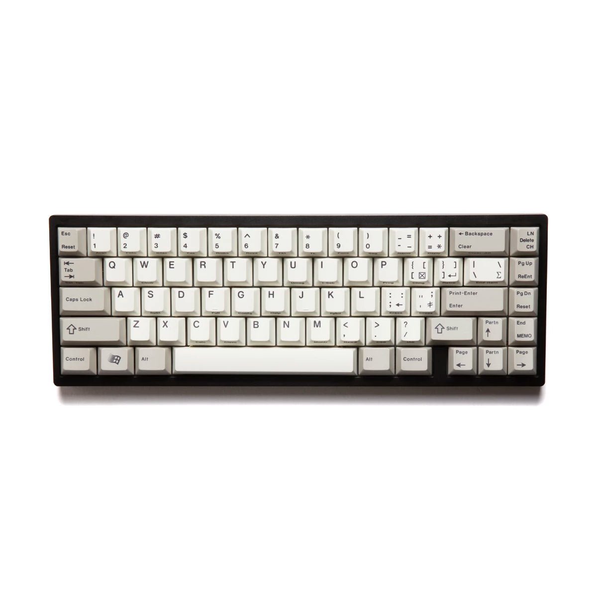 JC Studio Desko Black Keycap Set Dye-Sub PBT