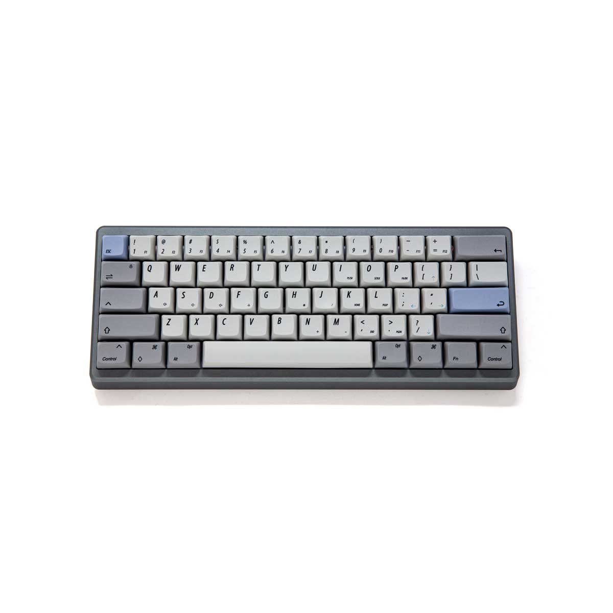 NP PBT Gray And Blue Keycap Set Dye-Sub PBT