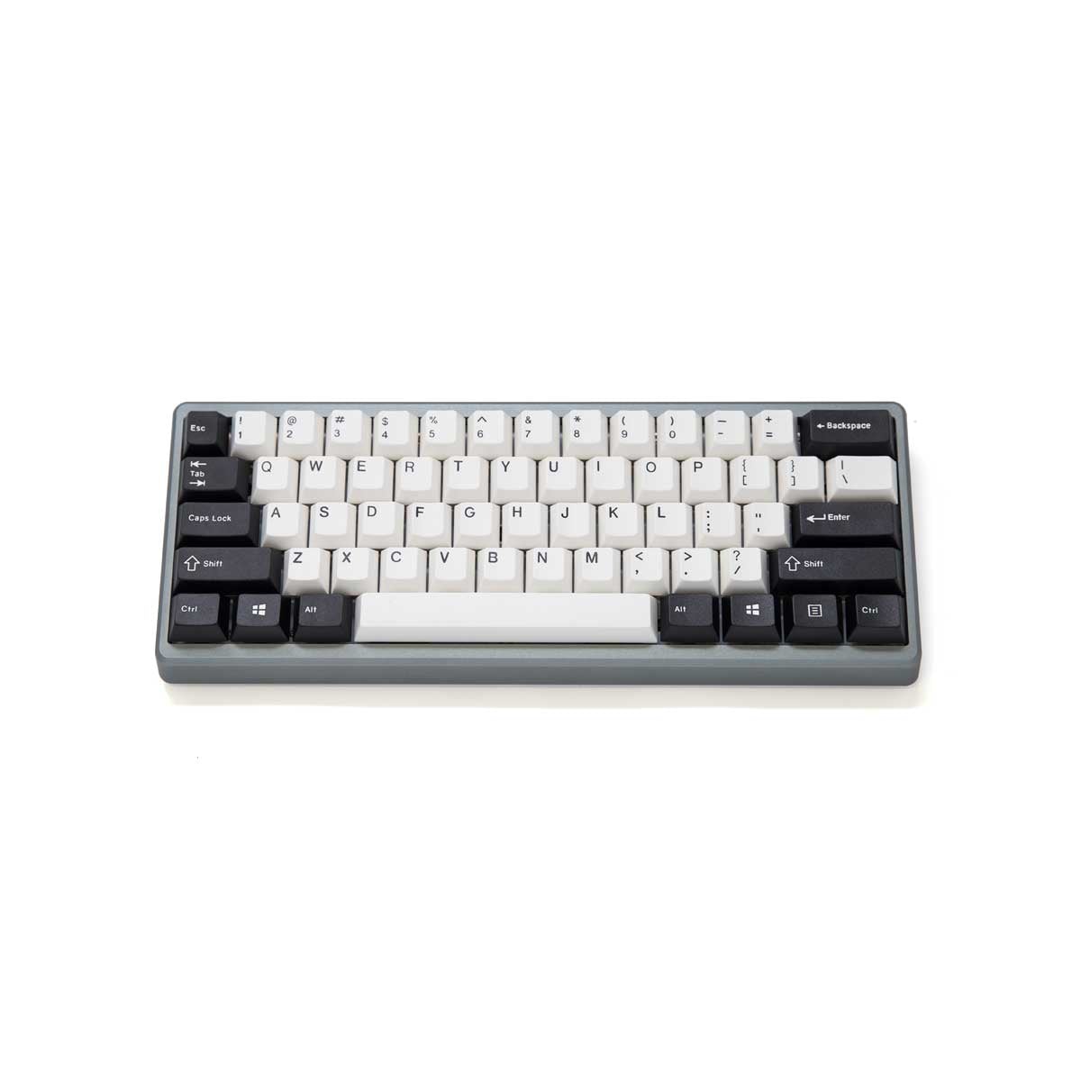 EnjoyPBT Black & White Keycap Set Doubleshot ABS