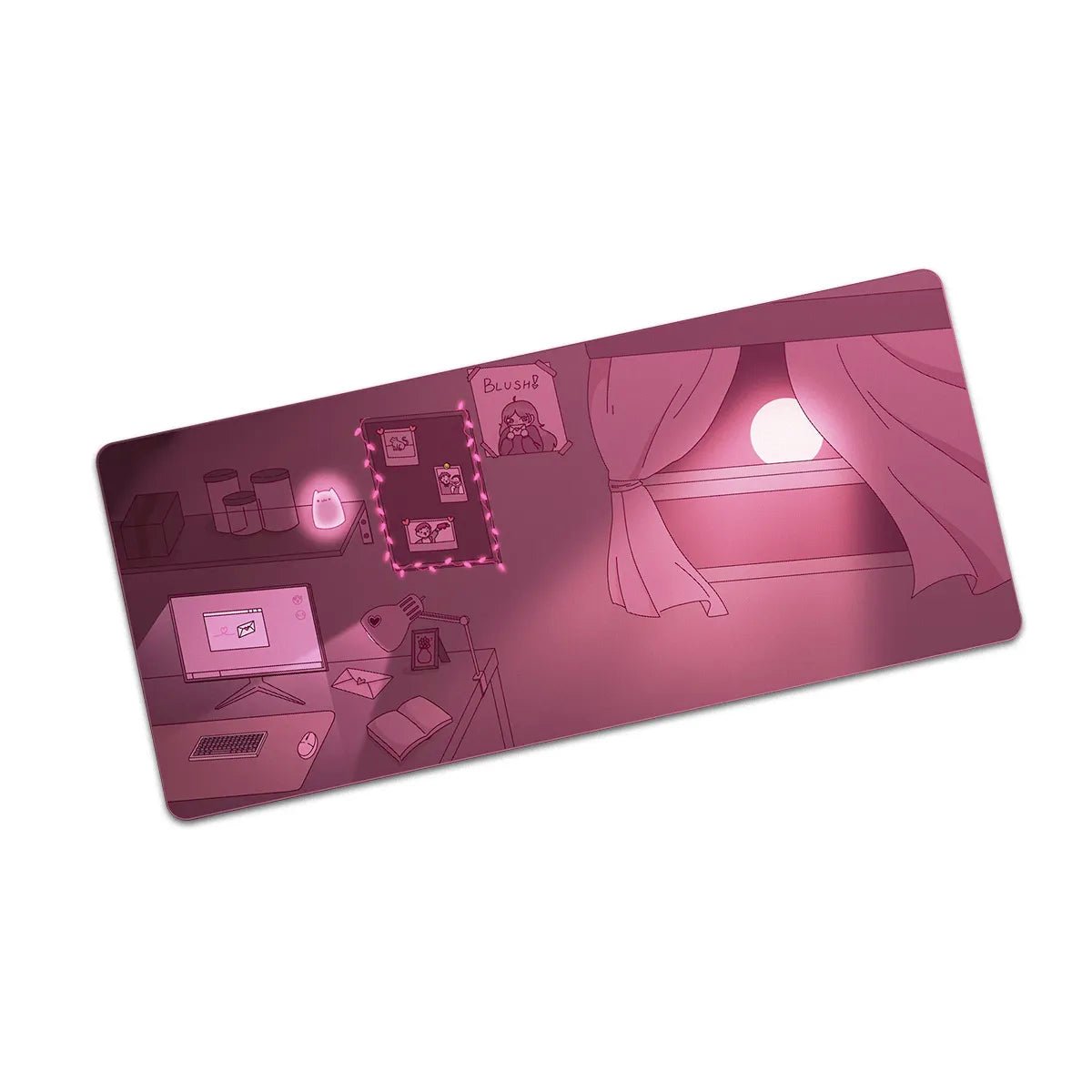 PBTfans Blush Deskmat