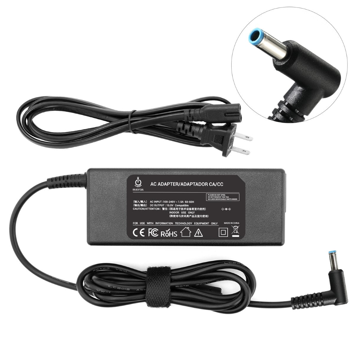 Charger for HP Envy Touchsmart 17-j030us Notebook