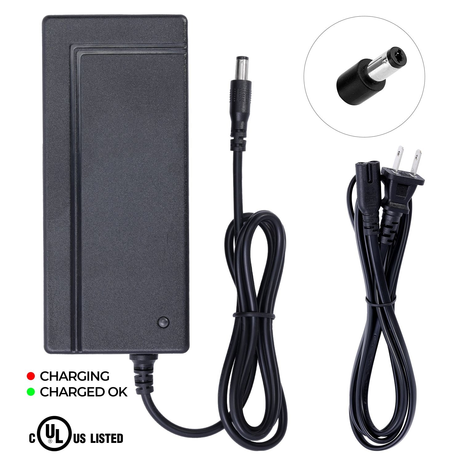 UL Listed Charger for VoltBike Urban Electric Bike (For 36V Battery Only)