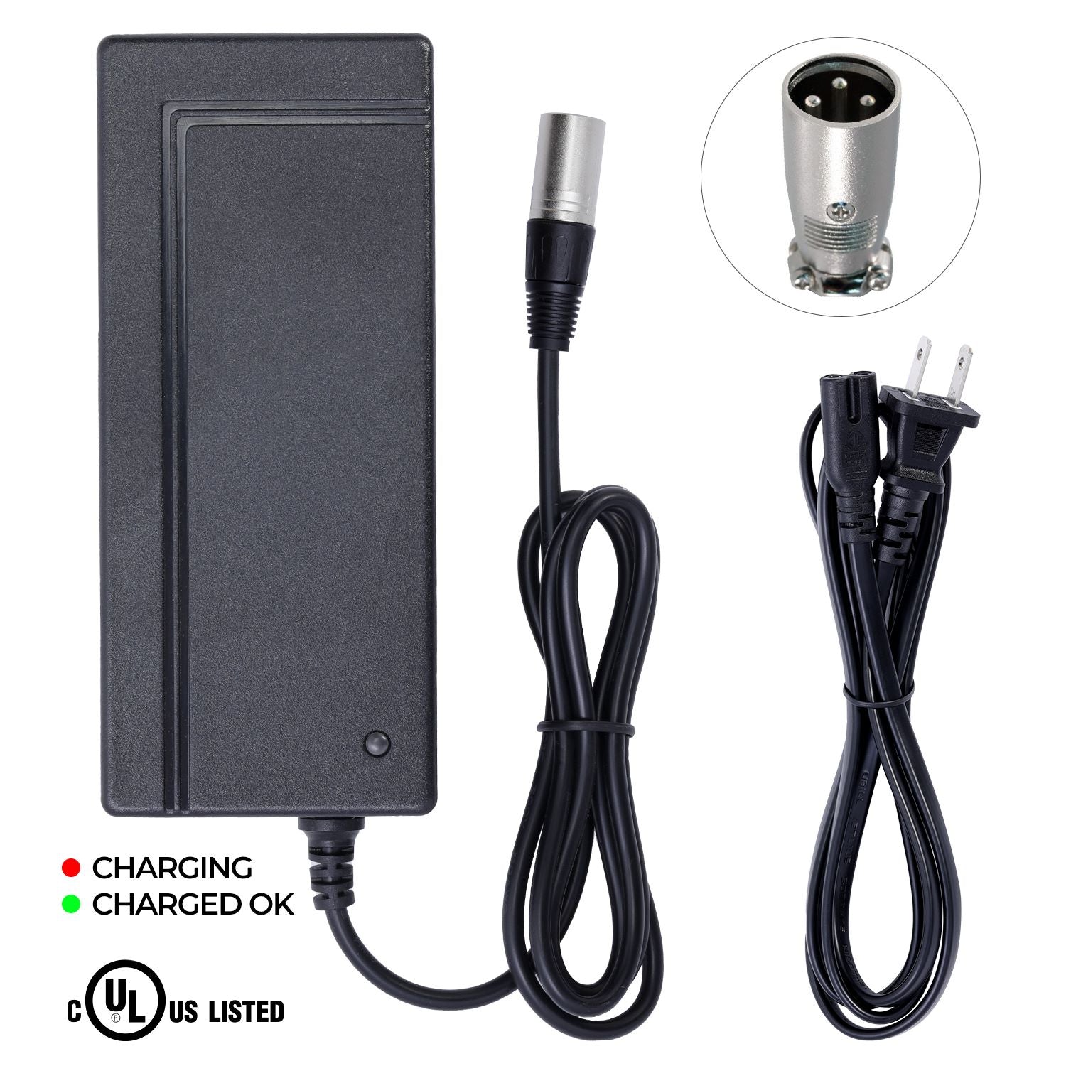 UL Listed 36V Charger for Uber Scoot Cruzz Electric Scooter