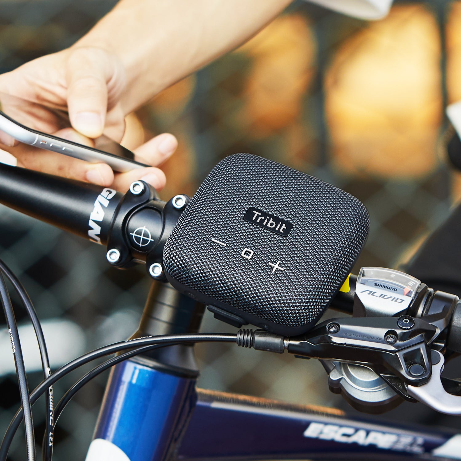 Tribit Portable Bluetooth Speaker Bike Mount for Cycling, Hiking, Mountain, Travel,Sport Speaker, IP67 Waterproof